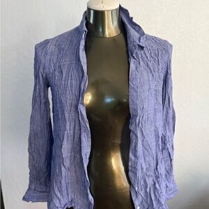 Zara Blue Button Down Shirt